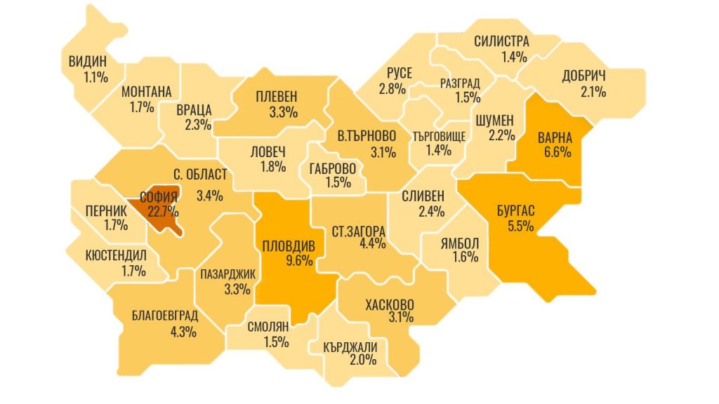 Ето в кои области българското население намалява най-много (демографска карта)