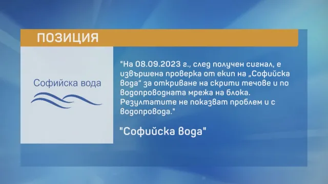 Блок в &#8220;Люлин&#8221; пропада от 23 години заради негодна ВиК инсталация (видео)