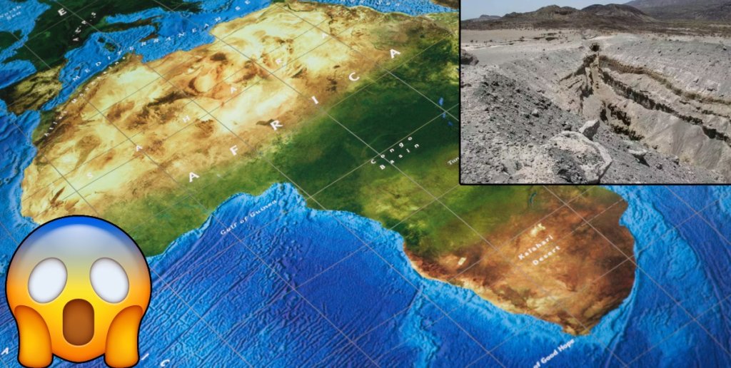 Кадри показват как Африка е напът да се раздели от нов океан