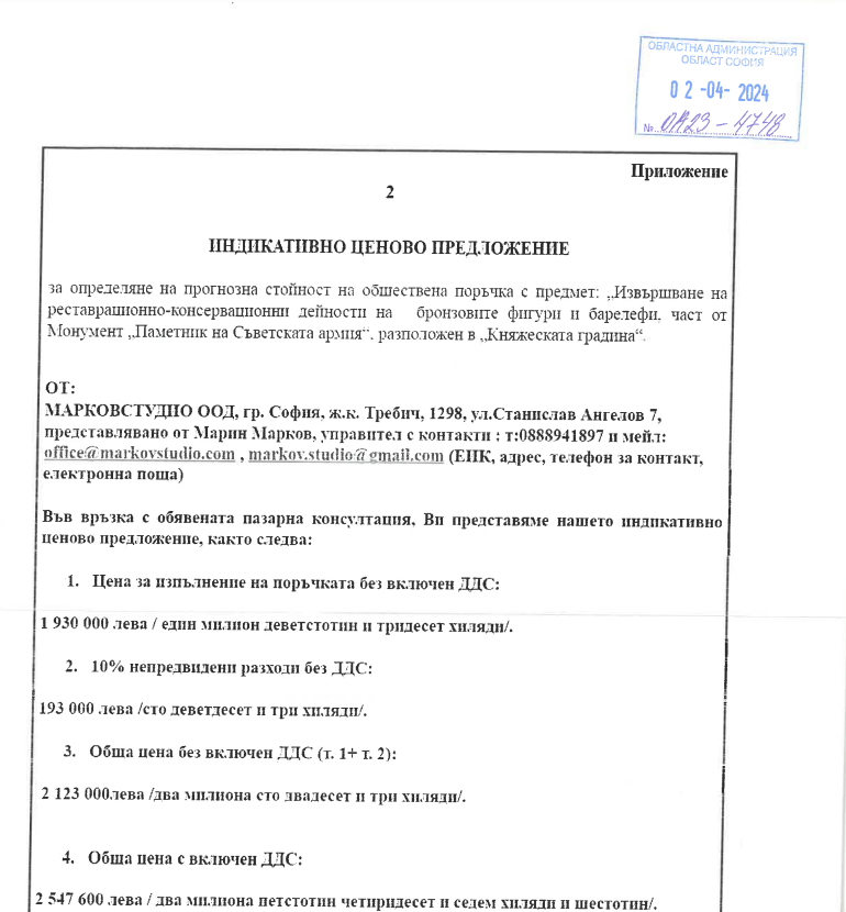 Съдът обяви събарянето на МОЧА за законно, а областният управител на София търси кой да го реставрира за милиони